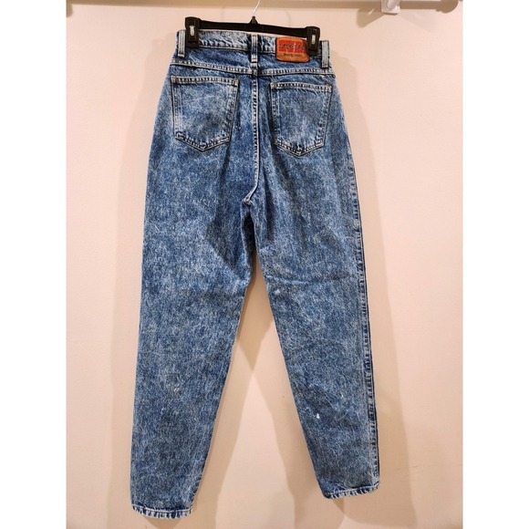 Vintage‎ 80s 90s Sasson Acid Wash High Waist Tapered Leg Jeans Womens Size 27x31 - Picture 5 of 13